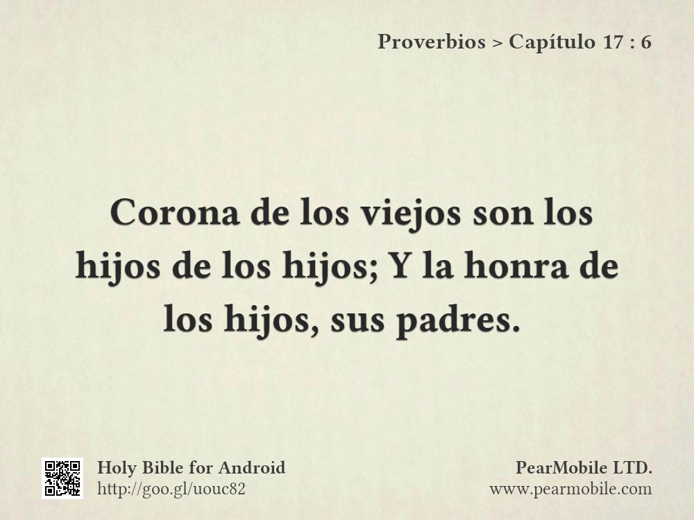 Proverbios, Capítulo 17:6